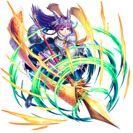 オセロニアの［槍閃の竜麗姫］リールラの画像