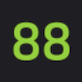 88の数値画像