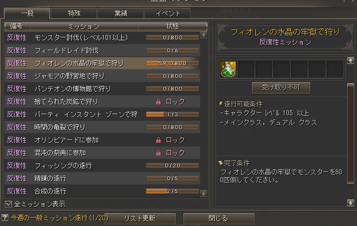 血盟ミッションを達成できる