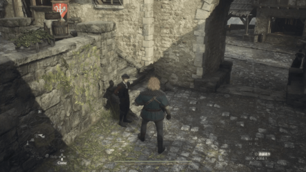 スヴェンに話しかける