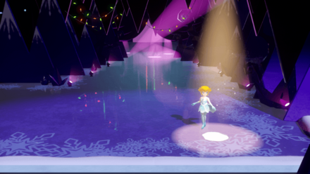 フィギュアスケーター-1スポットライトの場所