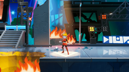 スーパーヒーロー-1のスポットライトの場所