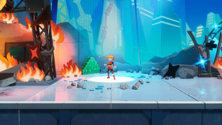 スーパーヒーロー-1のスポットライトの場所