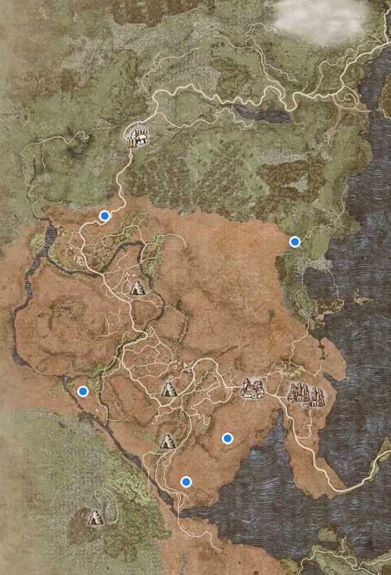 岩鬼の角の採集ポイント