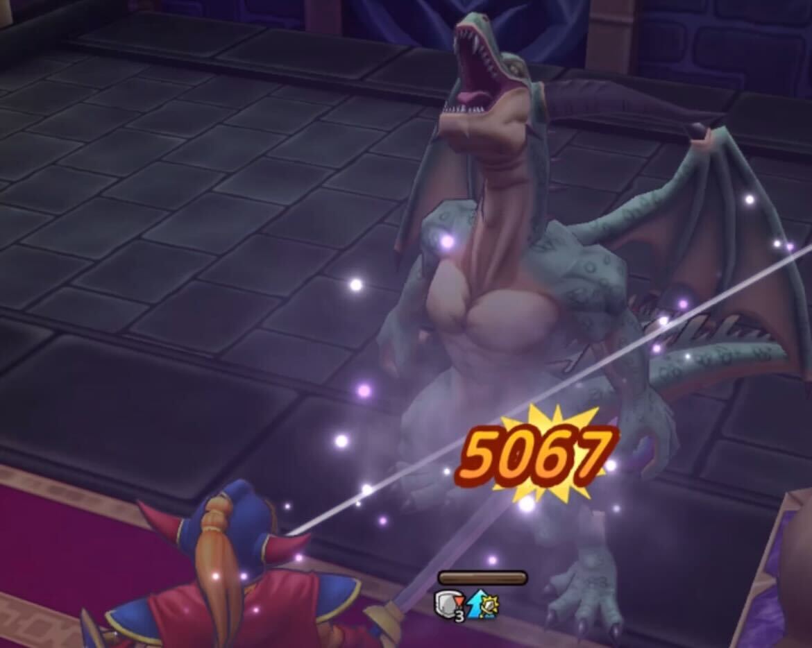 ドラゴニカは追撃で倒す