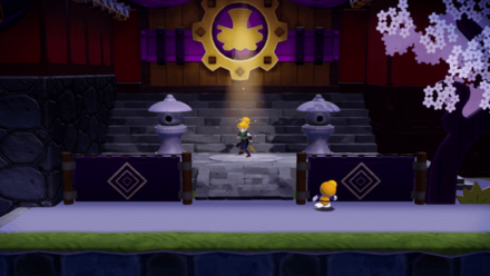 忍者-2のスポットライトの場所