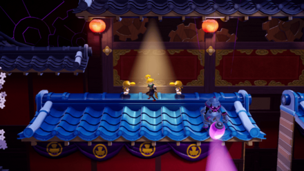 忍者-2のスポットライトの場所