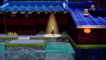 忍者-2のスポットライトの場所