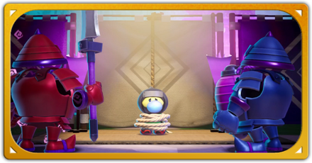 ヤミの忍術と武者軍団画像