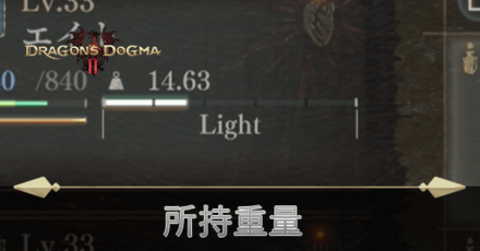 所持重量の上げ方と重量オーバーのデメリット