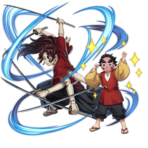 オセロニアの［戦闘訓練］小鉄＆縁壱零式の画像
