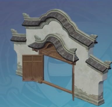 谷の中庭の門-「門前市をなす」の画像