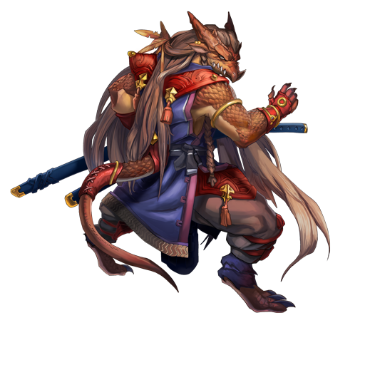 オセロニアの竜戦士・牙刀の画像