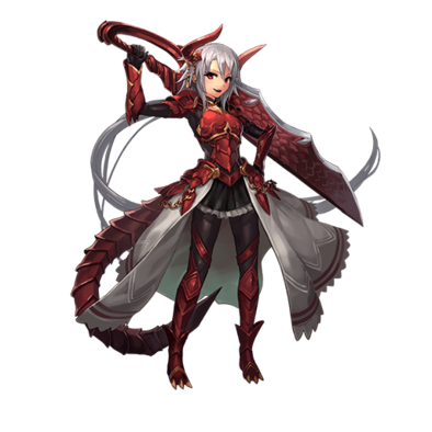 オセロニアの赤竜騎士・アルンの画像