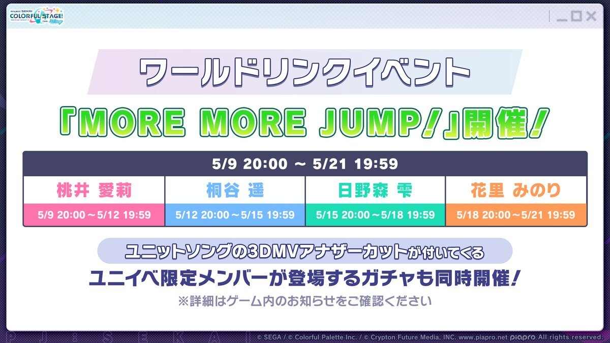 ワールドリンクイベント