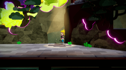 ヤミの道場と暗黒拳のスポットライトの場所1