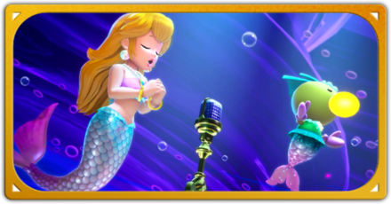 ヤミの深海と渦巻く海流画像