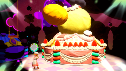 3段ケーキを作る