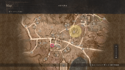 アラワラン武器店の場所