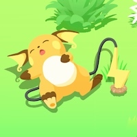 ライチュウの星3寝顔画像