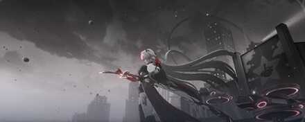 墓場を往く死の影