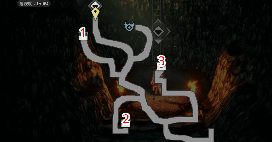 簒奪者の潜窟 宝箱 位置