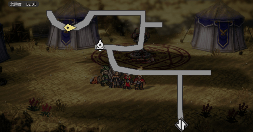 オアシスの駐屯地