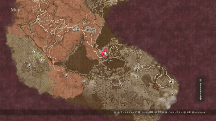 モナーククラウンの宝箱マップ