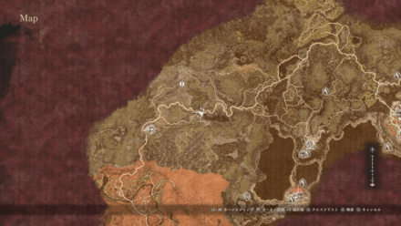 アガメニアンズガレアの宝箱マップ