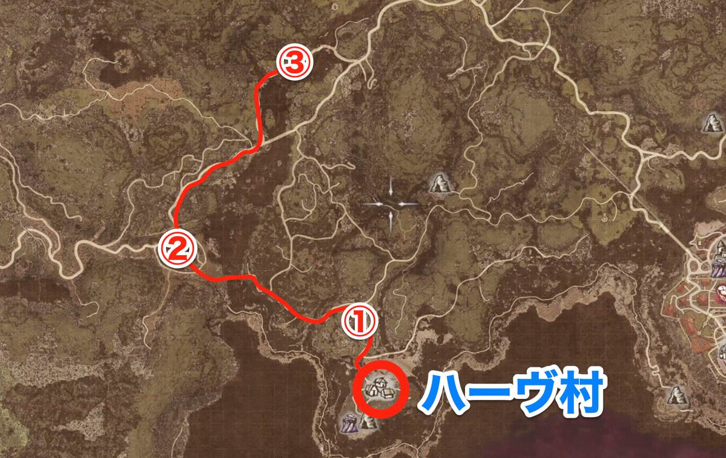 ドレイク周回場所