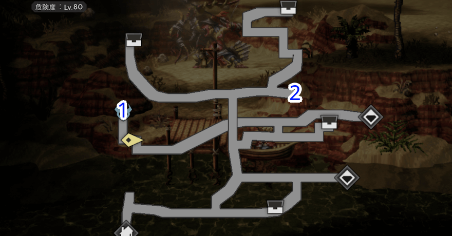 北リュー砂道 シンボルエネミー