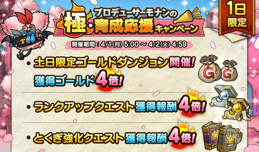 育成応援キャンペーン