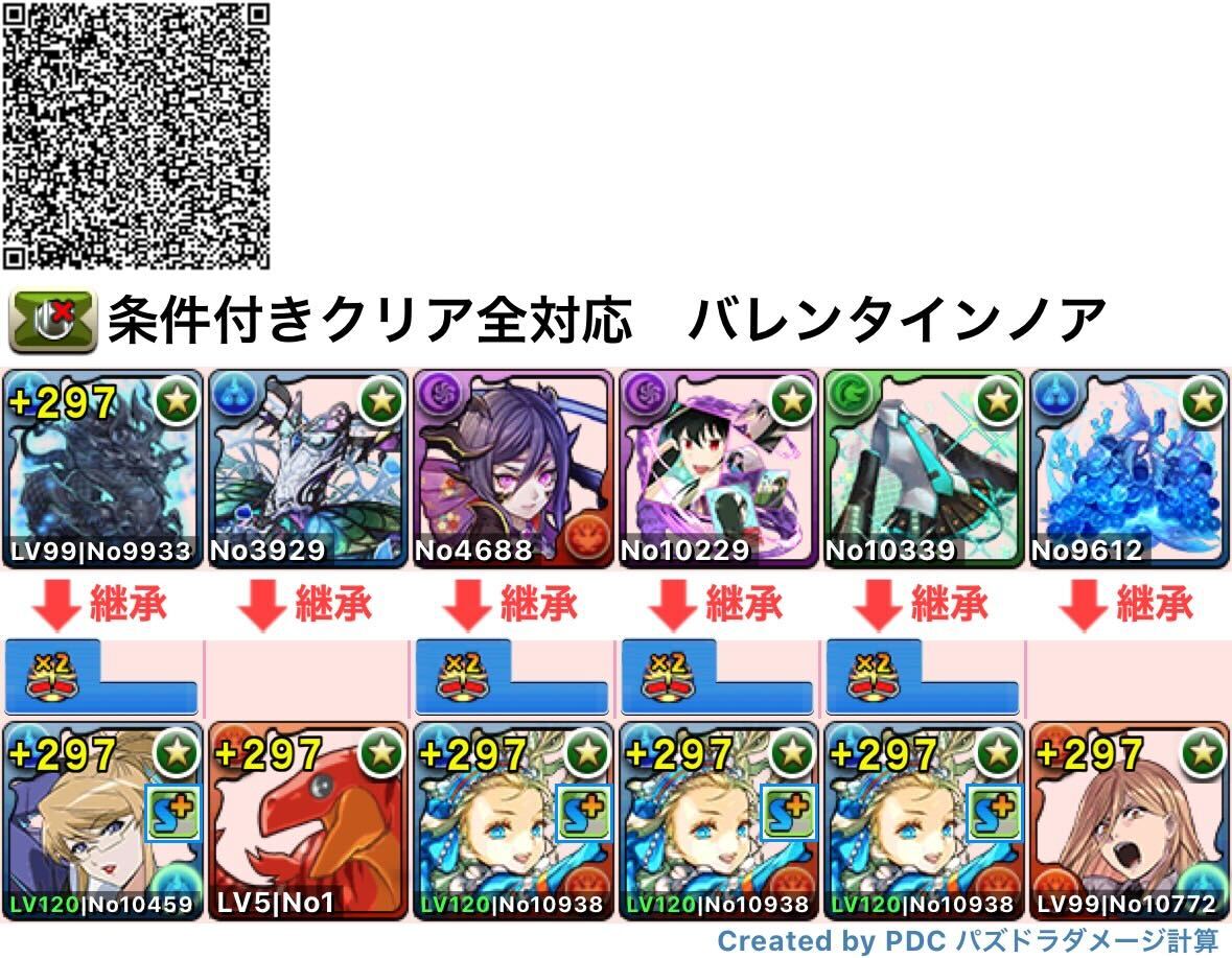 条件付きクリアバレンタインノア