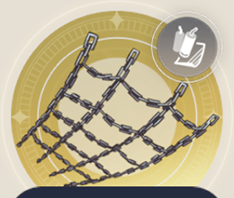 鎖グモの巣の画像