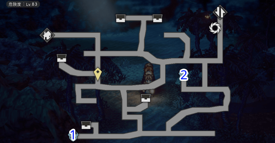 緑斑の岩床 シンボルエネミー