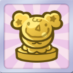 きいろワイルドさんの像