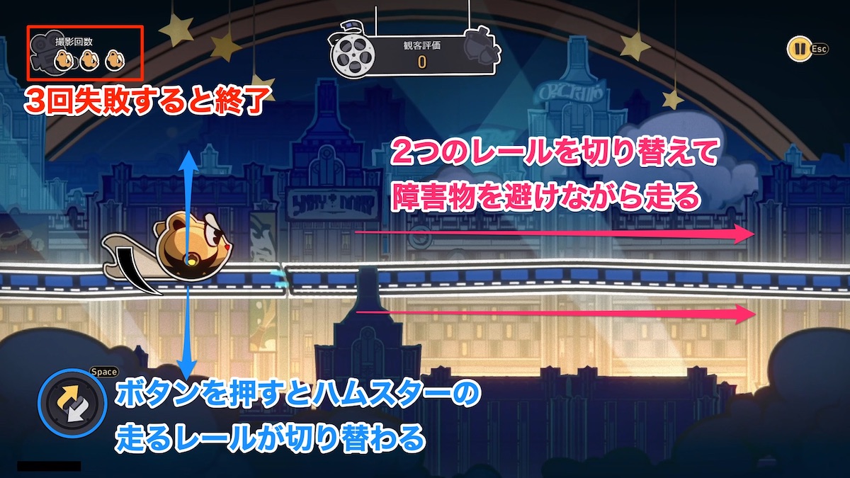 ナッツスピードプレイ画面