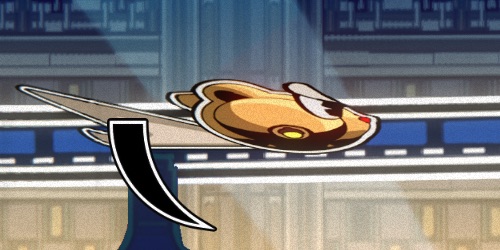 回避ボタン長押し