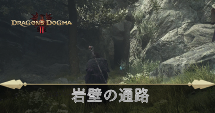 岩壁の通路の攻略