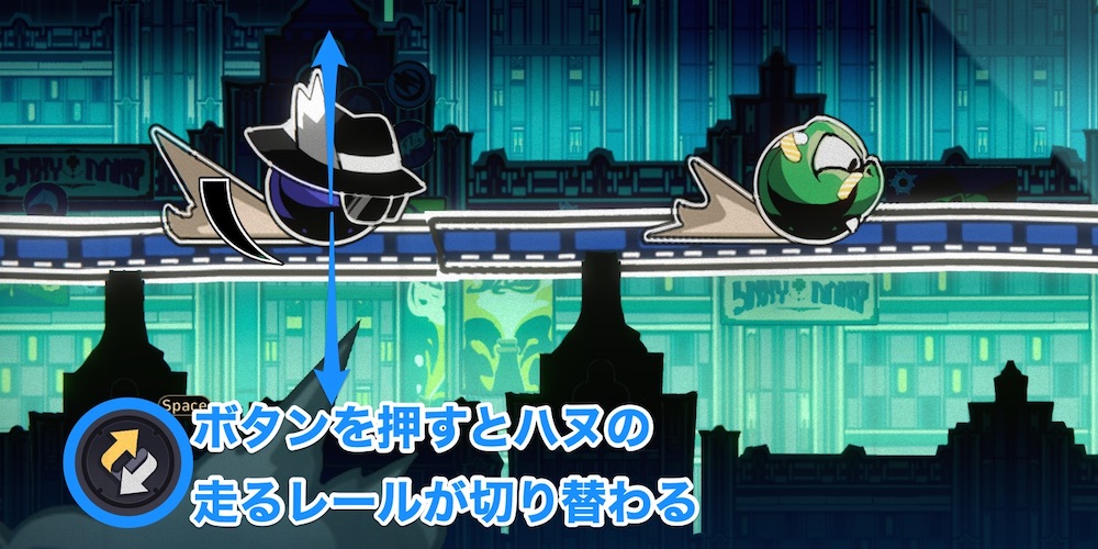 回避ボタンの使い方