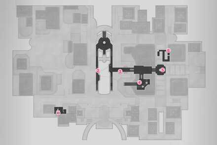 黄金の刻1F一覧マップ