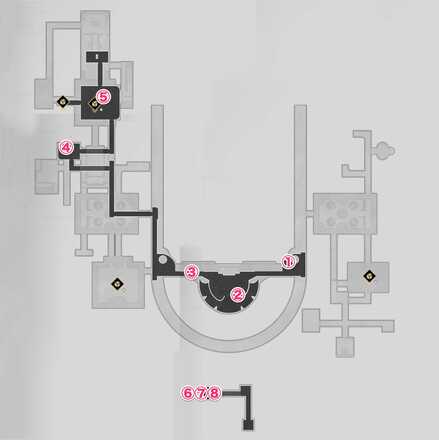 ホテルレバリー夢境1F一覧マップ