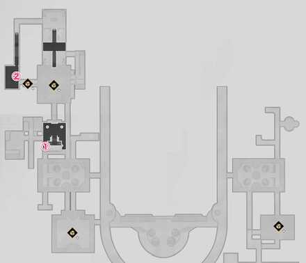 ホテルレバリー夢境2F一覧マップ