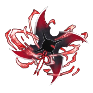 黒赤雷光手裏剣