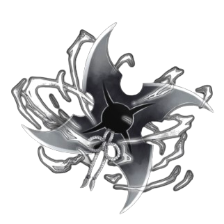 黒灰雷光手裏剣