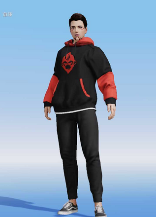 都市の黒影画像