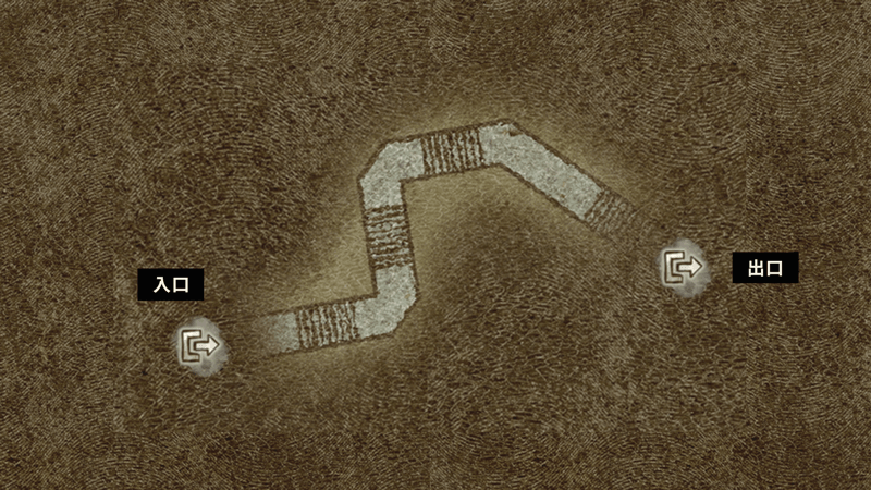 神殿回廊のマップ画像