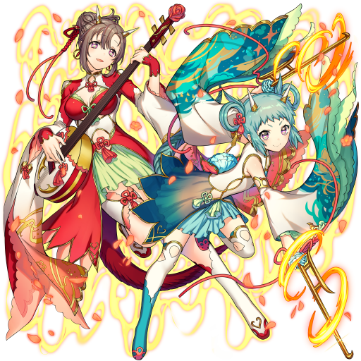 オセロニアの［麗舞の姉妹］大喬＆小喬の画像