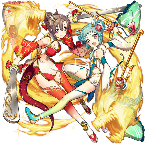 オセロニアの［桃源の武竜］大喬＆小喬の画像