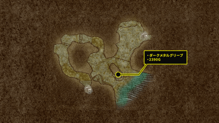 河側の岩窟の画像